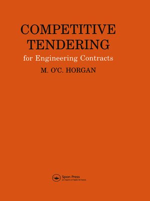 cover image of Competitive Tendering for Engineering Contracts